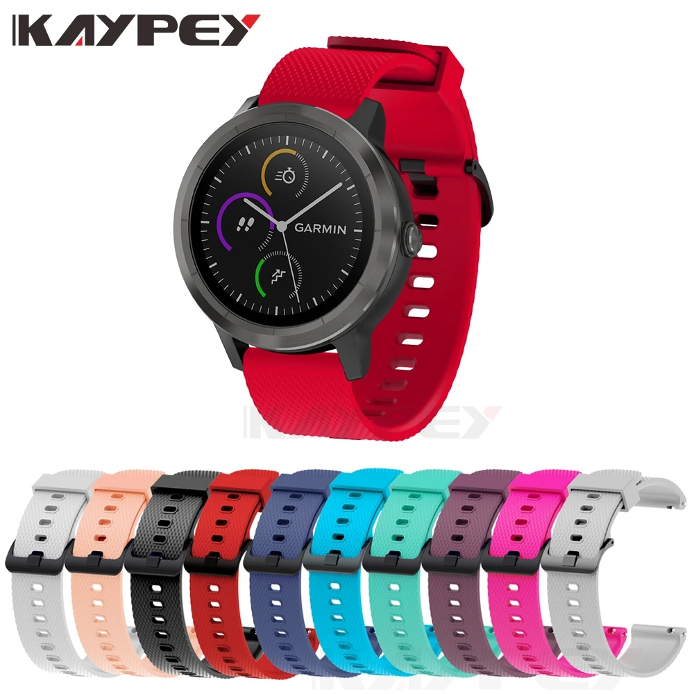  Soft Silicone Replacement Strap for Garmin Vivoactive3 3 Vivomove HR Smart wristband for Forerunner - 32957494689