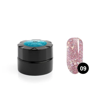 

TNL Winter fairytale No. 9 "Pink fireworks" gel for nail design, 6 ml 4274297