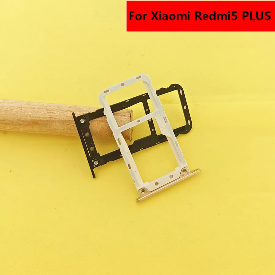 Слот для Sim-карты xiaomi redmi 5 PLUS лоток SIM-карты держатель запасные части | Мобильные