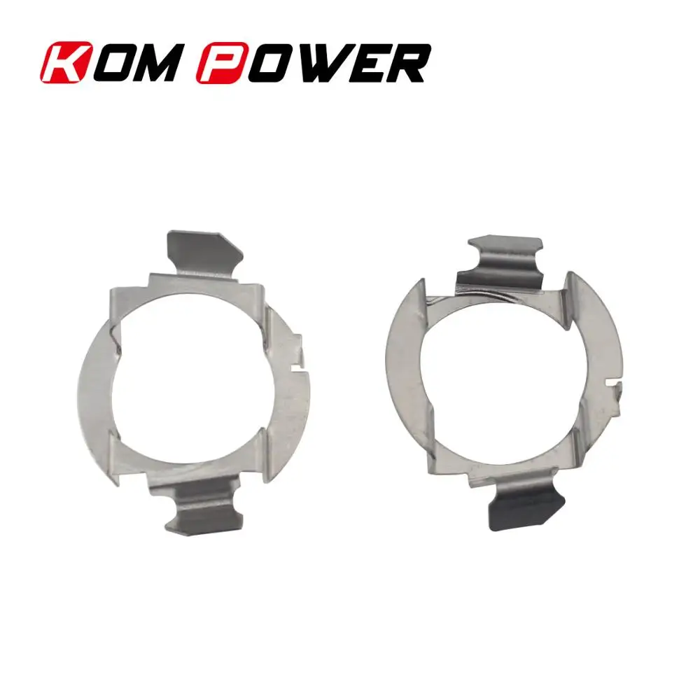 KOM POWER 2 шт. адаптер база H7 Led авто налобный фонарь базы металлическая розетка