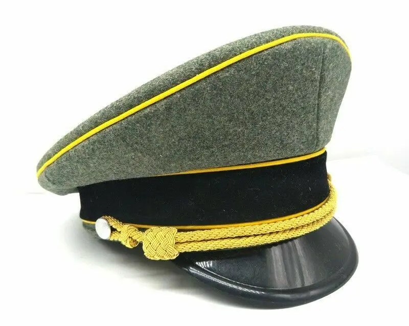Reproduction WW2 German Elite Military Army Officers Visor Hat Woolen Cap 1943 WWIIMilitary Store | Аксессуары для одежды