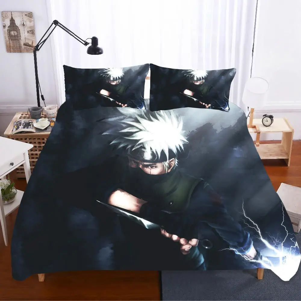 Домашний текстиль постельное белье Ropa De Cama роскошный Наруто подарок Sabanas Комплект постельного белья королевского размера постельное белье бязь постельное белье поплин