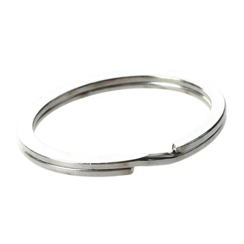 

Lot 50 Silver Tone Split Jump Rings Key Chain Part 28mm HOT