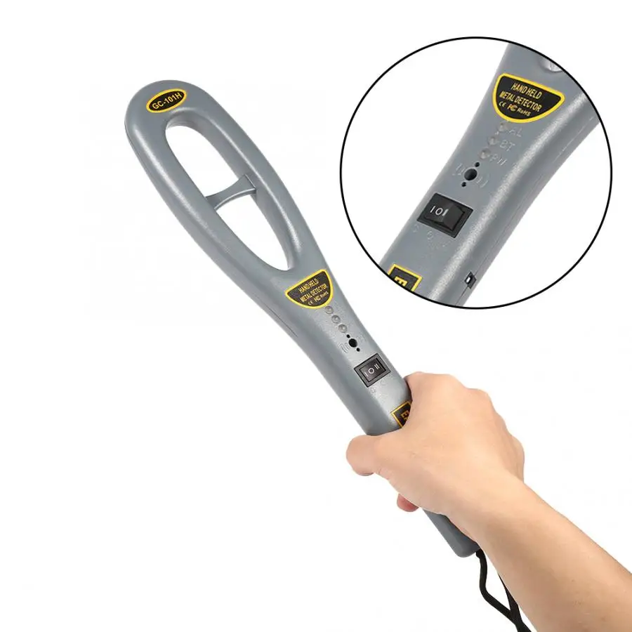 

Security Metal Detectors Hand-held Metal Security Detector Hunter Finter Wand Airport Plastic Scanner detector de metales