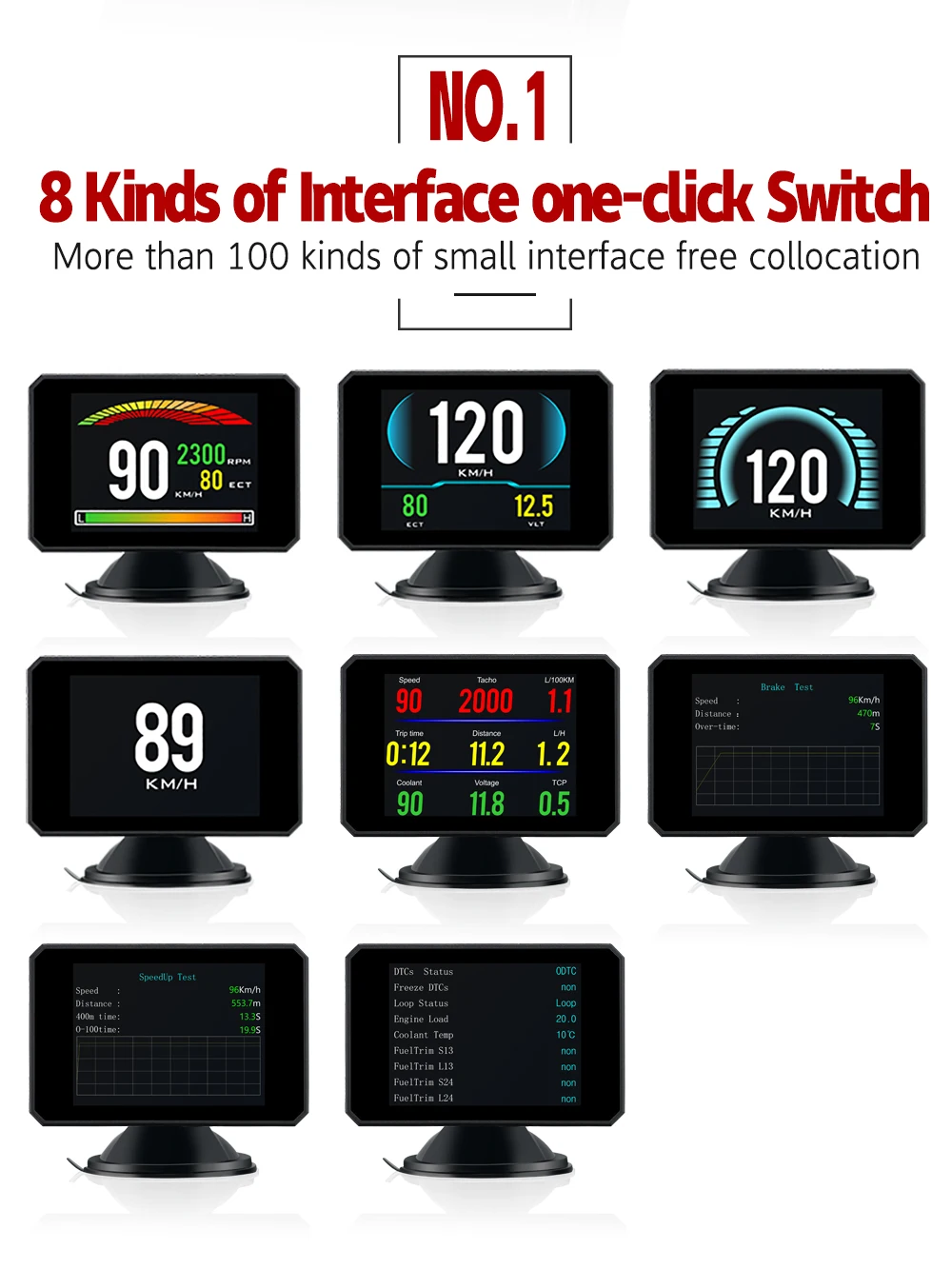 HUD  ÷ P16 OBD ڵ   ÷,  Һ T816 GPS ÷, ӵ  