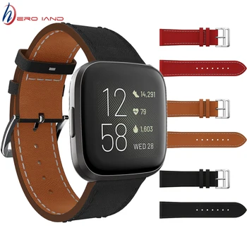 

Leather Strap For Fitbit Versa 2 Band Soft Replacement Wristband For Fitbit Versa/Versa Lite Bracelet Women Men Correa Belt