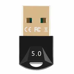 Mini usb bluetooth compatível 5.0 adaptador sem fio 2 em 1 receptor sem fio de poupança de energia de modo duplo ultra longa transmissão
