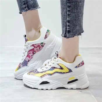 

Height Increasing shoes woman sneakers chunky basket femme sneakers women new snikers platform sneakers Zapatillas Mujer E16-27