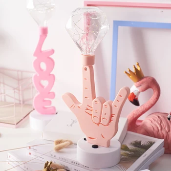 

WENHSIN New proposal creative decoration lamp Bedroom table lamp Dormitory bedside feeding party bar atmosphere decoration