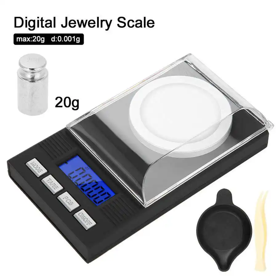 미니 휴대용 전자 디지털 저울, 고정밀 포켓 쥬얼리, 다이아몬드 보석 무게 저울, 0.001g, 10g, 20g, 50g, 100g