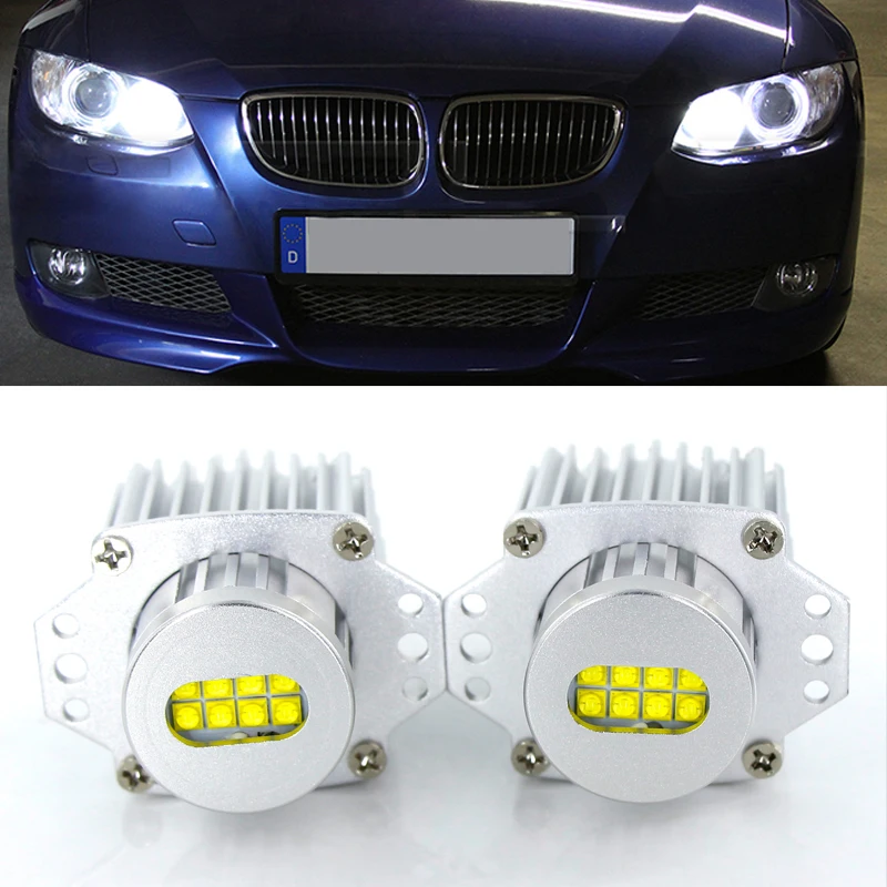 

A31 80W LED Angel Eye Halo Ring Marker Light Bulb Canbus Error free for BMW E90 E91 3 Series 320 325i 328i 335i 2006-2008