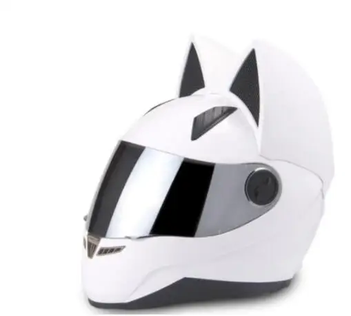 Мотоциклетный шлем NITRINOS женский персональный Moto Capaciete Черный кот полный шлем мото модный шлем