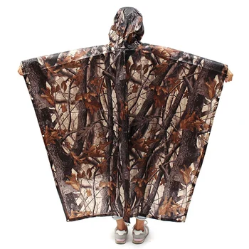 

3 In 1 Multifunction Backpack Raincoat Mountain Outdoor Camping Hiking Camouflage Raincoat Poncho Jacket Pockets Mat Awning Ou