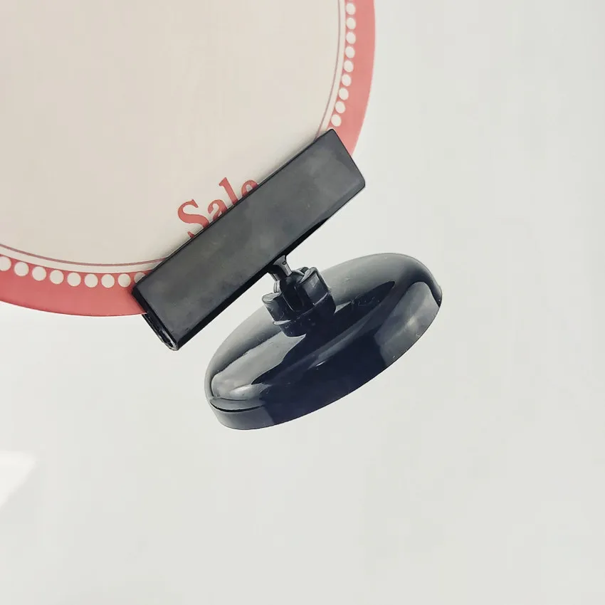 플라스틱 POP 사인 용지 카드홀더 클립 스탠드, 가격 태그 디스플레이, 회전식 상점 세일 프로모션, 1 팩