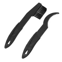2Pcs Bicycle Chain Gear Clean Brush Cleaning Bike Cycling Cleaner Scrubber Tool