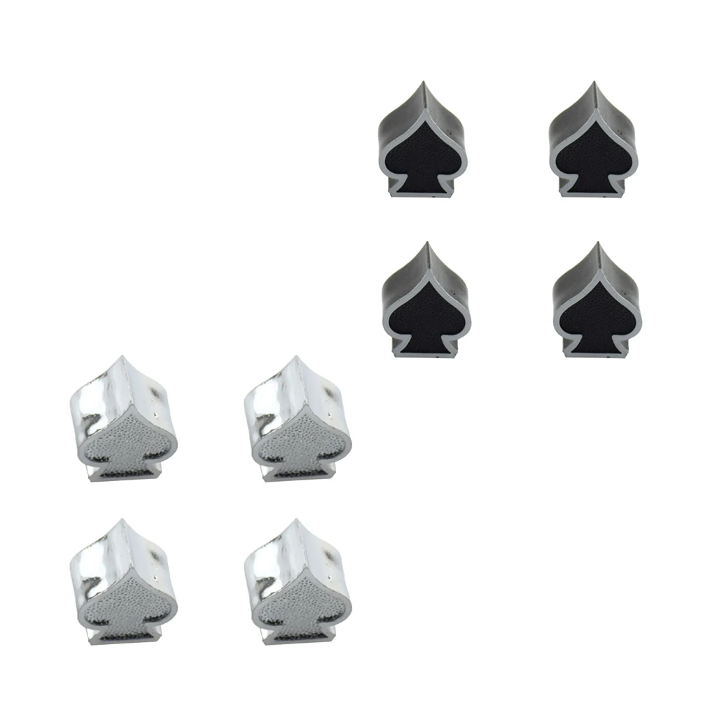 8 Pieces Car Truck Custom Ace of Spades Wheel Tire Air Valve Stem Cover Cap