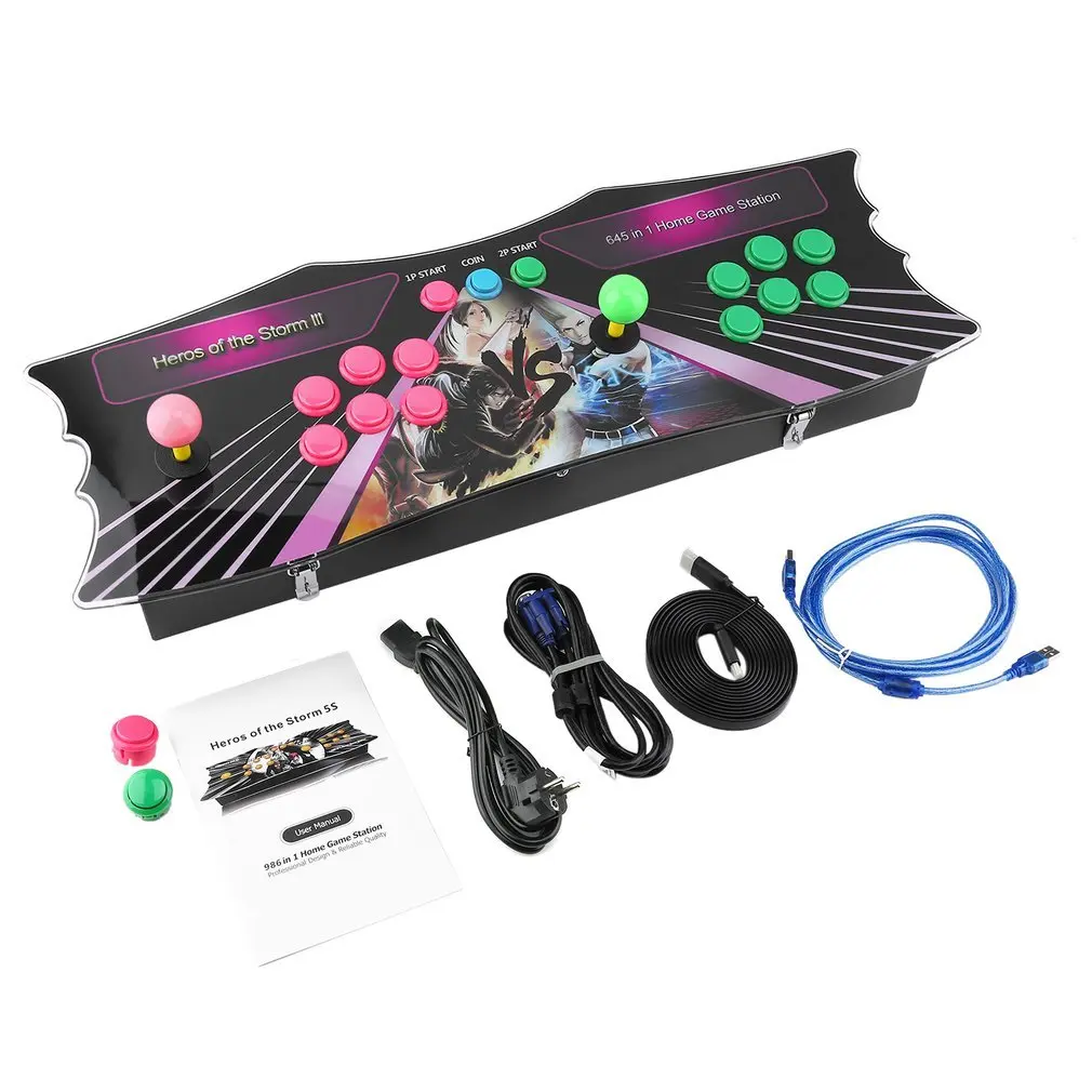 

999 in 1 Classical Arcade Games Station with Super High Video Resolution Providing Fluent Game Control Experience