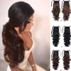 MUMUPI Synthetic band ponytail extension clip wig natural swing clip in curly hair extension ponytail wig headwear 1