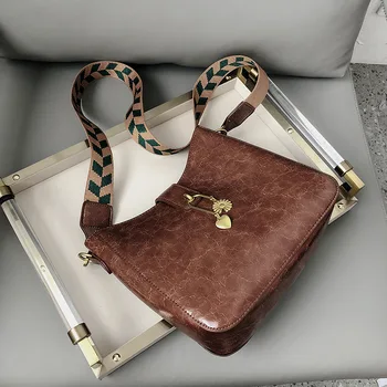 

2 Pcs/set Bucket Crossbody Bags For Women 2020 Solid Color PU Leather Wide Strap Shoulder Bag Female Handbags Large Tote Bags