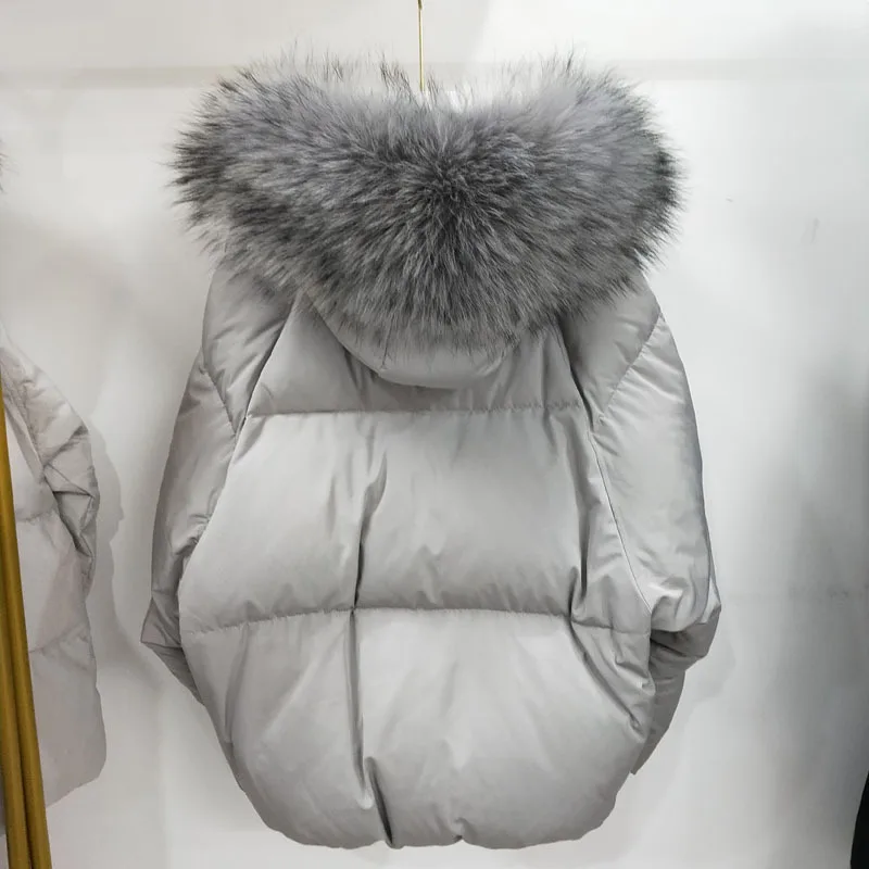 Горячая Распродажа, Южная Корея Dongdaemun, большой размер, с капюшоном, толстый, свободный, средней длины, пуховик, Женское пальто с завязками