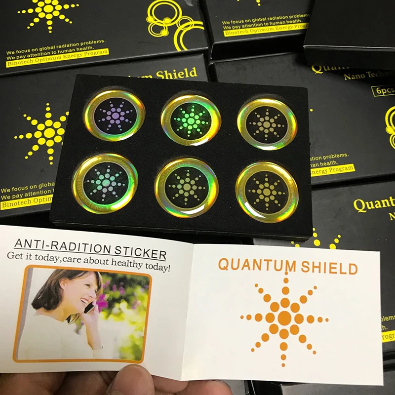 6 шт. Quantum Shield стикер мобильный телефон для сотового телефона защита от излучения