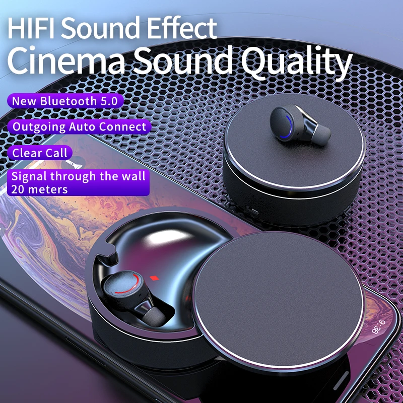 TWS серия ME-8 Беспроводные Bluetooth 5 0 спортивные наушники HIFI Binarual вызов