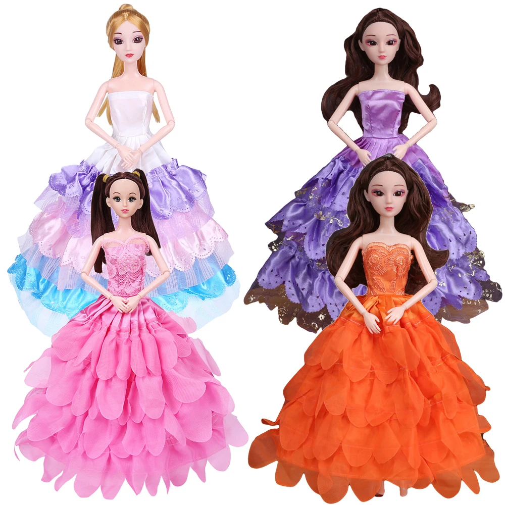 Cute Daily Half a pack skirts Princess Skirt Doll Clothes Fashion Dress Party Gown for Barbie Accessories |