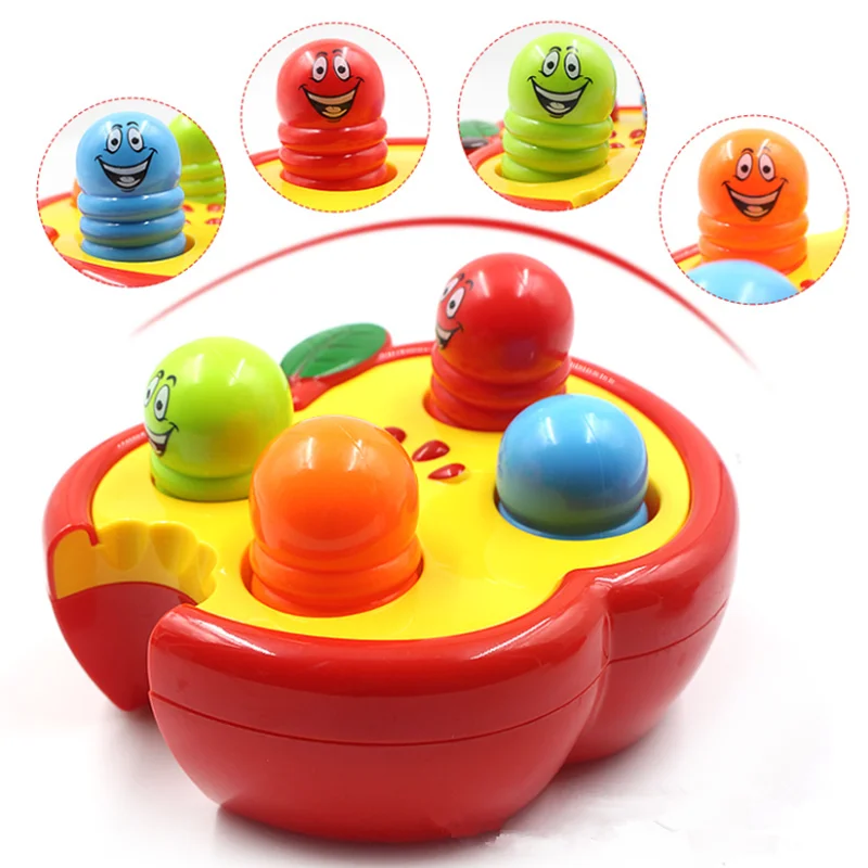 Hammering Ball Hammer Box Children Fun Playing Hamster Game Toy Early Learning And Educational Toys Learning Puzzles Toys