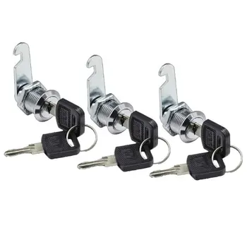 

3 Pack Cam Lock Mailbox Lock for Cabinet Letter Box Locker Drawer Door Cupboard