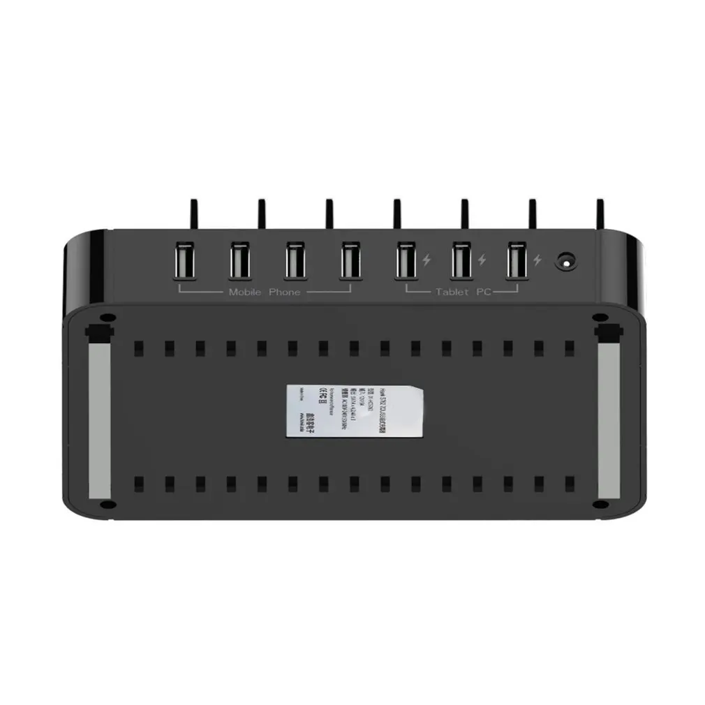 7 Ports USB Charging Station Wire Fast Charge Dock Watch Stand Organizer for Mobile phone Smart Phones& Tablets