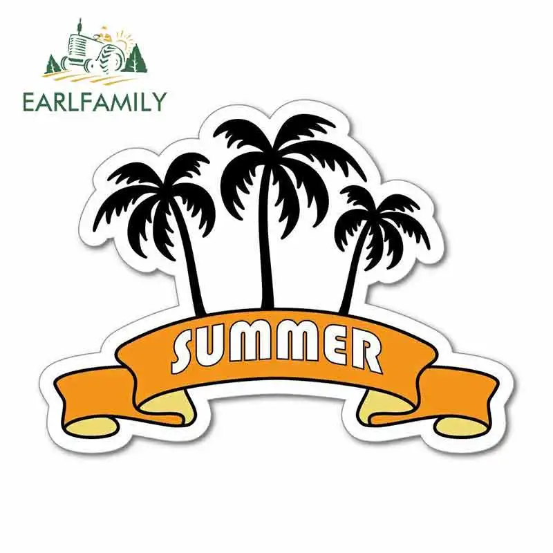 EARLFAMILY 13 см x для летних праздников баннер пальмы пляжные автомобильные