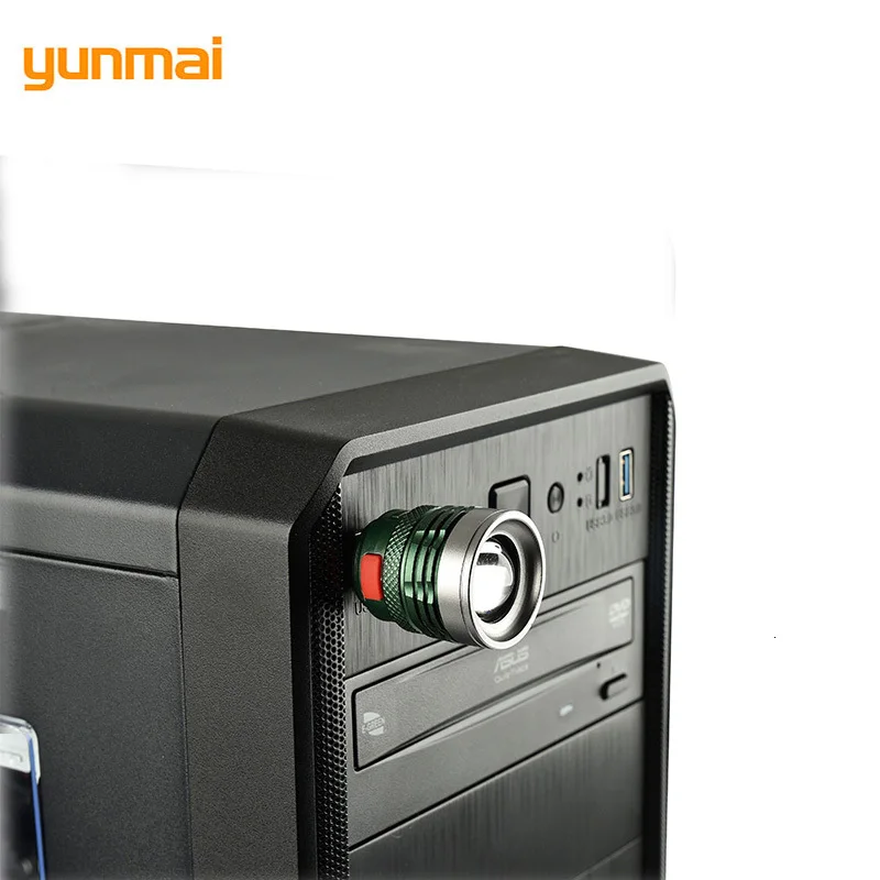 yunmai 2019 Mini Usb LED Flashlight NEW Q5 Aluminum Work Light 2000LM Waterproof Lanterna 3 Modes Portable Torch Lamp | Лампы и