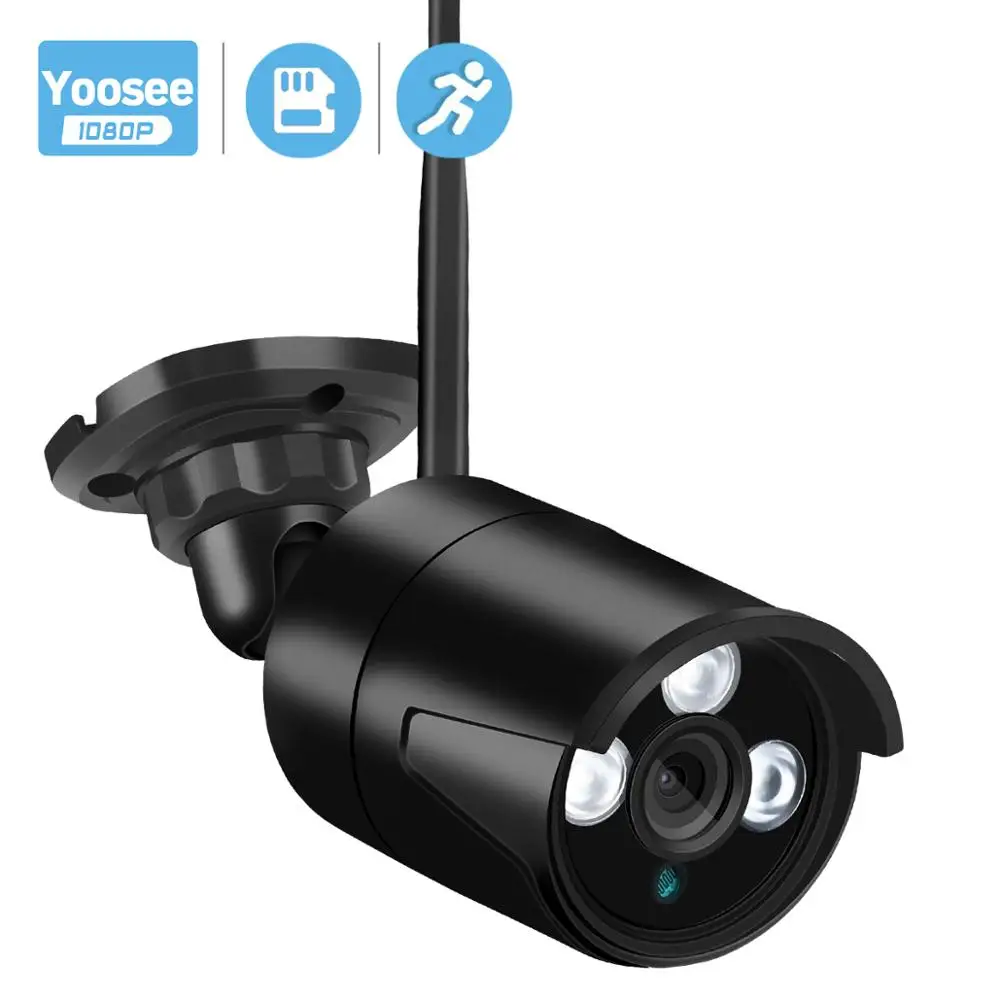 Besder IR ночное видение ip-камера Wi-Fi 1080P 960P 720P Yoosee наружная цилиндрическая камера безопасности s Беспроводная с sd-картой слот ONVIF
