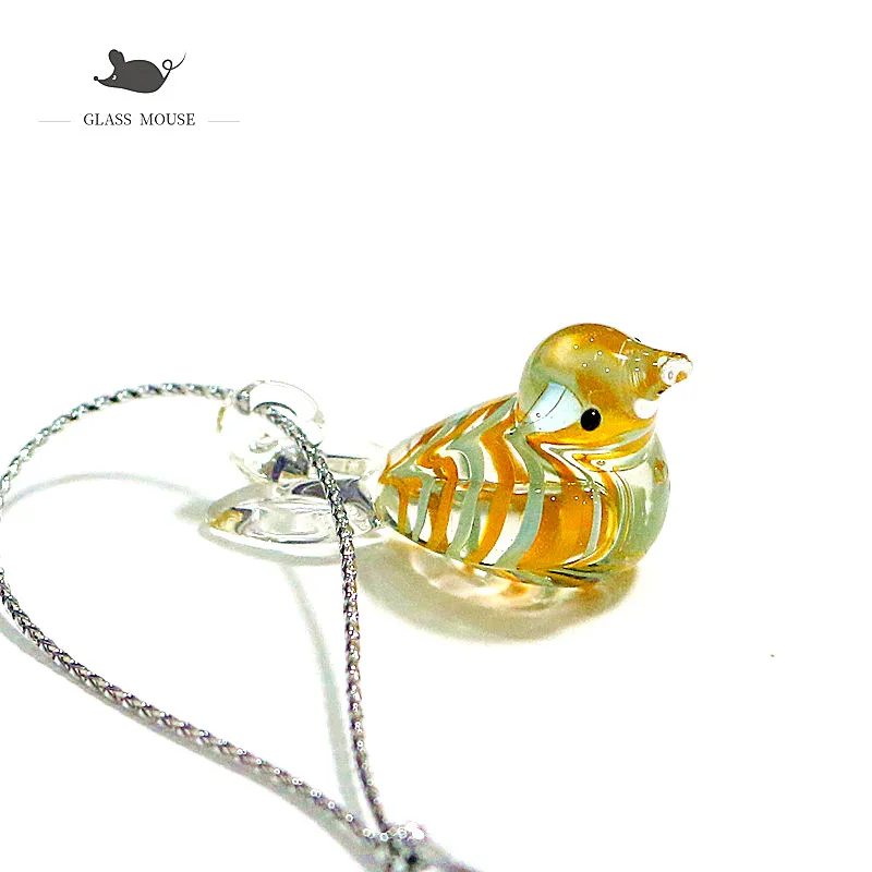 

Miniature Murano Glass Bird Figurine Pendants Japan Style Home Garden Decor Accessories Lovely Handmade Animal Statue Ornaments
