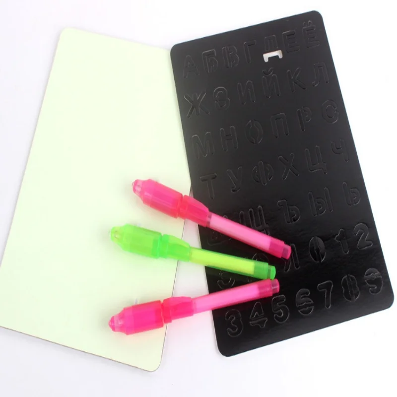 

Doodle Pad With Stylus For Kids Fluorescent Drawing Board Sketchpad For Office Home Learning Toys