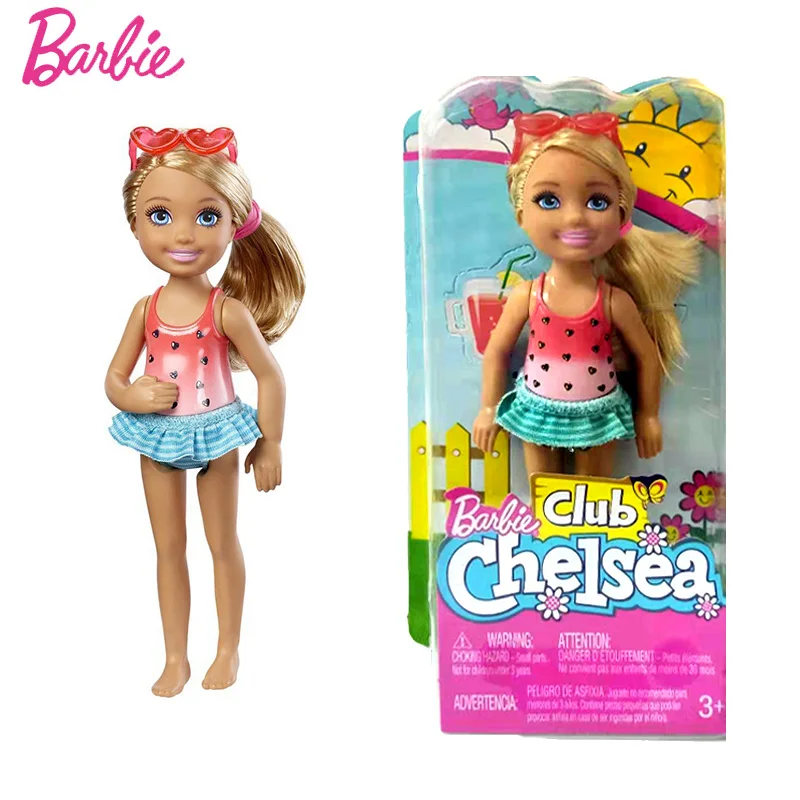 Бренд Barbie1 шт Мини-куклы оригинальная модель случайная милая игрушка для девочки день рождения Детские подарки Мода Boneca для девочек - Цвет: DWJ34
