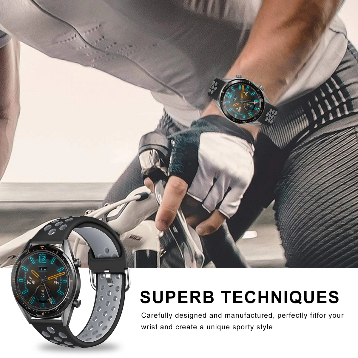 Strap For Xiaomi Mi Watch Color Band 22mm Waterproof Soft Silicone Breathable Watchbands Replacement Watch Strap Bracelet