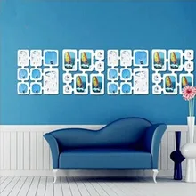 Фото наклейки на стену в раме комбинация, фоторамка подвесной Экран настенные декоративные подвески перегородка