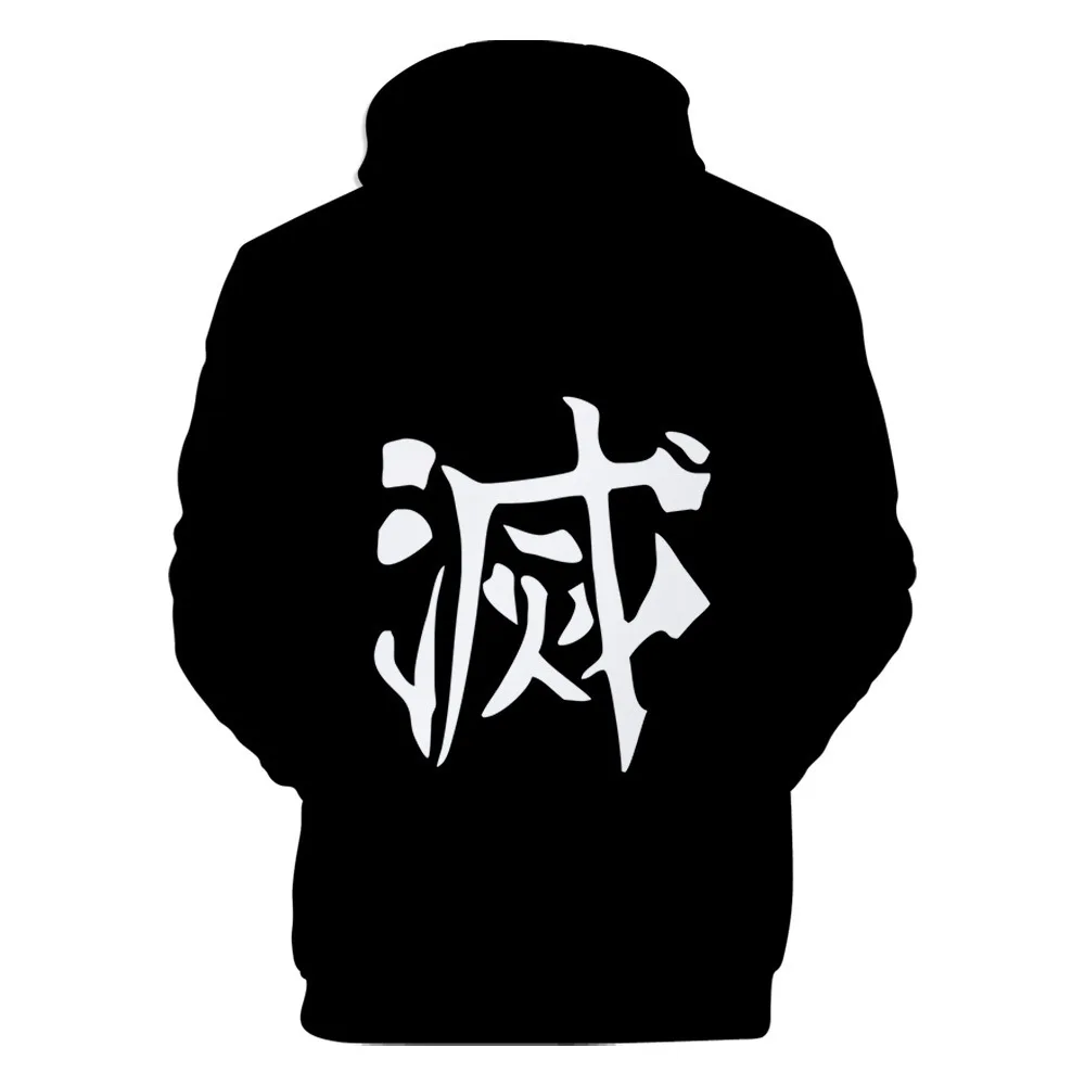 Горячая аниме Demon Slayer мужские толстовки Kimetsu No Yaiba 3D пуловер с принтом Harajuku для женщин высокое качество Осень Толстовка пальто