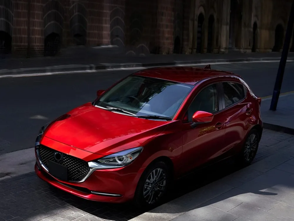 Автомобильные аксессуары для Mazda 2 Demio из нержавеющей стали, накладки на пороги, защита от потертостей, наклейка на педаль