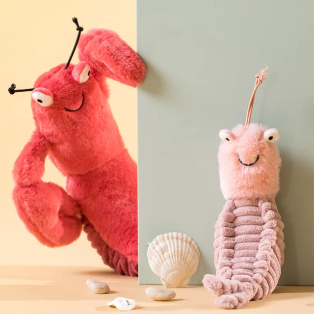 New Lobster Plush Toys Cartoon Animal Shrimp Plush Dolls Funny Cute Movie Stuffed Lobster Toys For Children Kids Friends 5