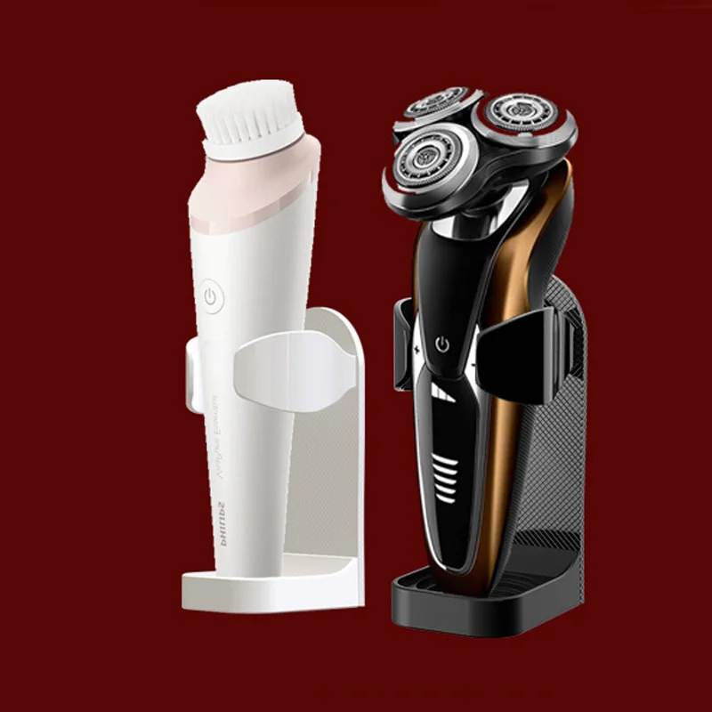 Toothbrush Holder Bathroom Shaver Rack Wall Mounted Electric Toothbrush Space Saving Traceless