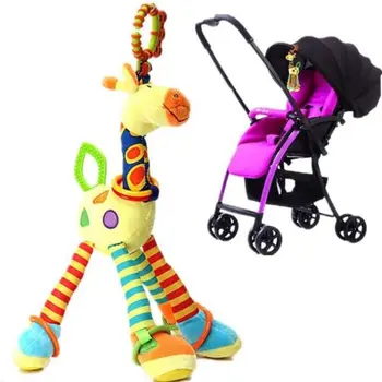 

Cute Infant Baby Boy Girl Soft Handbells Rattles Stroller Bell Toy Developmental Educational Baby Early Learning Toys