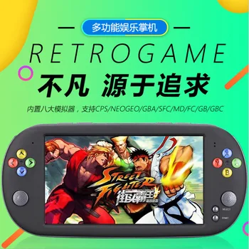 

retro game 7 Inch Game Console Portable 16g for Neogeo Arcade Video Games Retro Mini Game 8 Bit Bit Console With 4200 games