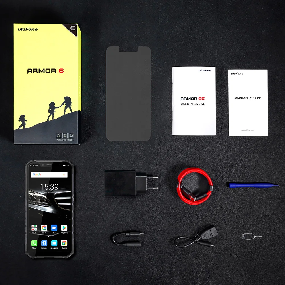 Защищенный мобильный телефон Ulefone Armor 6E водонепроницаемый поддержка NFC