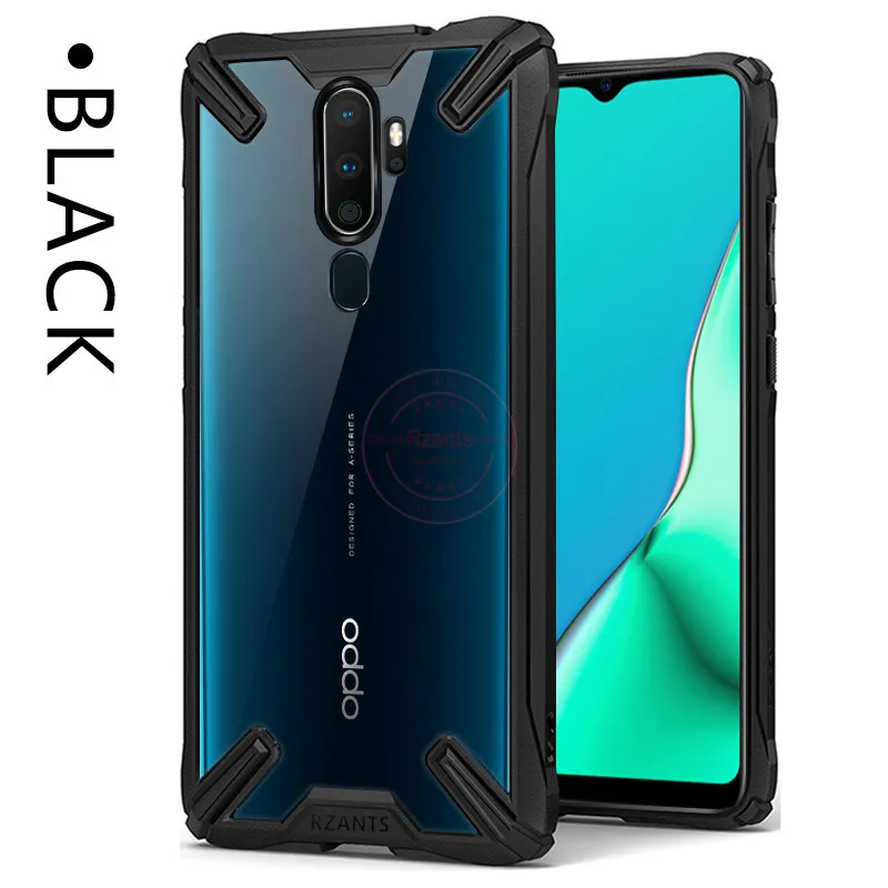 Противоударный армированный силиконовый чехол для OPPO A9 прозрачные чехлы для OPPO A5 роскошный акриловый чехол из ТПУ
