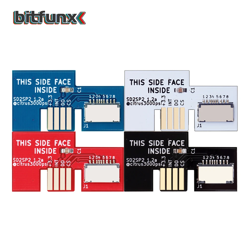 TF SD Card Adapter SD2SP2 for Nintendo Gamecube NGC NTSC Serial Port 2- Gold HQ ENIG Surface | Электроника