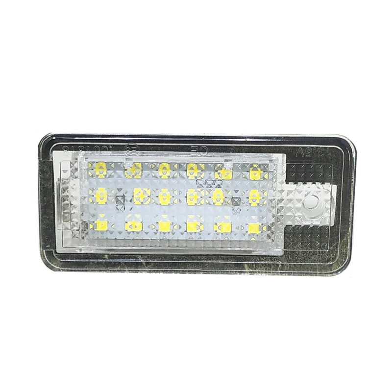 Для Audi A3 S3 A4 B6 B7 S4 A6 C6 S6 A8 S8 Q7 RS4 RS6 18LED подсветка номерного знака 6500K 12В номерные лампы