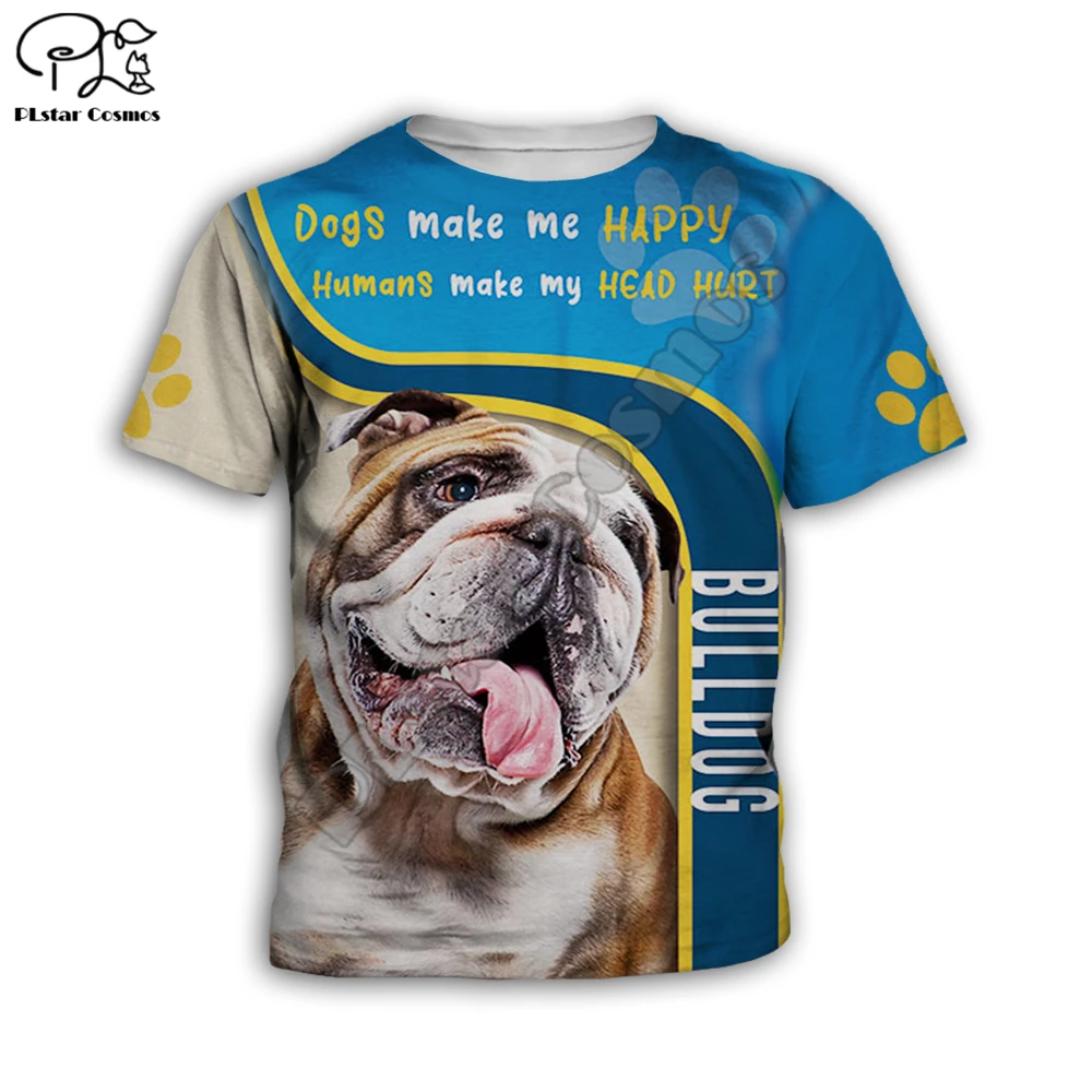 

PLstar Cosmos 3d Print Newest Doggy T-Shirt Kids Boys/Girls Short-Sleeve Top Funny Animal Tees Casual Children Wear Style-4