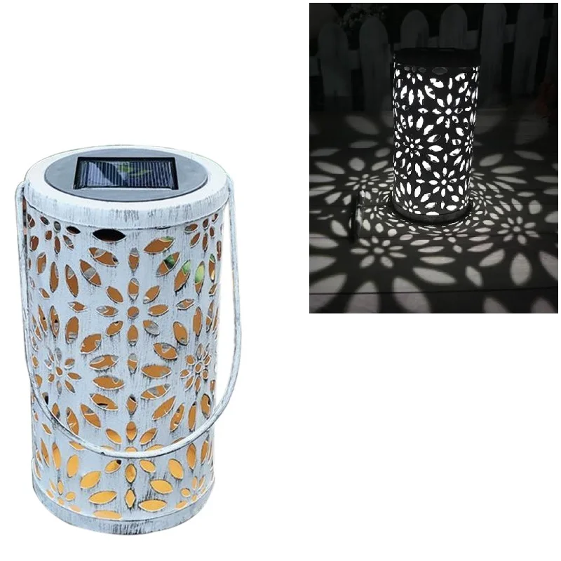 Солнечный фонарь СИД Железный художественный светильник - Мощность в ваттах: chrysanthemum
